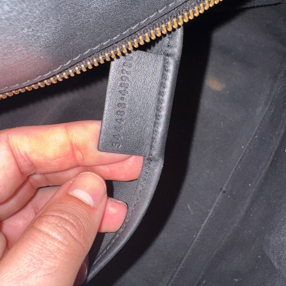 Alexander McQueen Black Leather Tote Bag - Picture 7 of 9